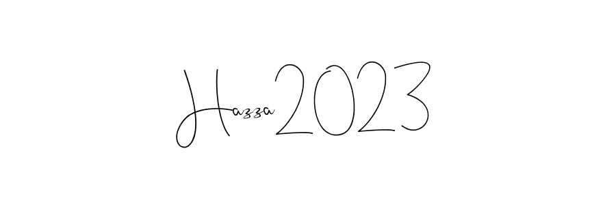 Once you've used our free online signature maker to create your best signature Andilay-7BmLP style, it's time to enjoy all of the benefits that Hazza2023 name signing documents. Hazza2023 signature style 4 images and pictures png