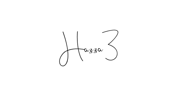 How to make Hazza3 name signature. Use Andilay-7BmLP style for creating short signs online. This is the latest handwritten sign. Hazza3 signature style 4 images and pictures png