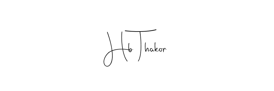 The best way (Andilay-7BmLP) to make a short signature is to pick only two or three words in your name. The name Hb Thakor include a total of six letters. For converting this name. Hb Thakor signature style 4 images and pictures png