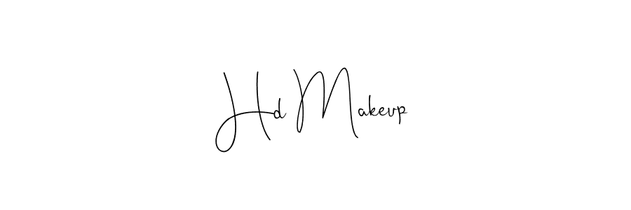 Make a beautiful signature design for name Hd Makeup. Use this online signature maker to create a handwritten signature for free. Hd Makeup signature style 4 images and pictures png