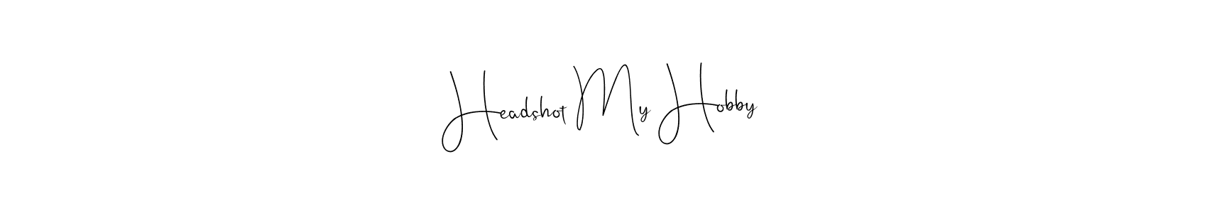 The best way (Andilay-7BmLP) to make a short signature is to pick only two or three words in your name. The name Headshot My Hobby include a total of six letters. For converting this name. Headshot My Hobby signature style 4 images and pictures png