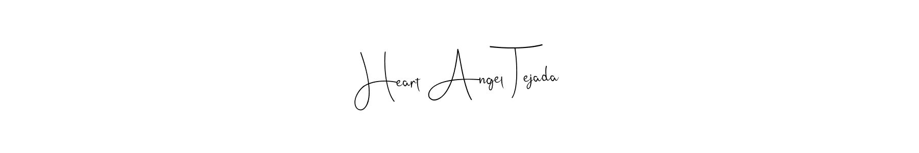 Similarly Andilay-7BmLP is the best handwritten signature design. Signature creator online .You can use it as an online autograph creator for name Heart Angel Tejada. Heart Angel Tejada signature style 4 images and pictures png