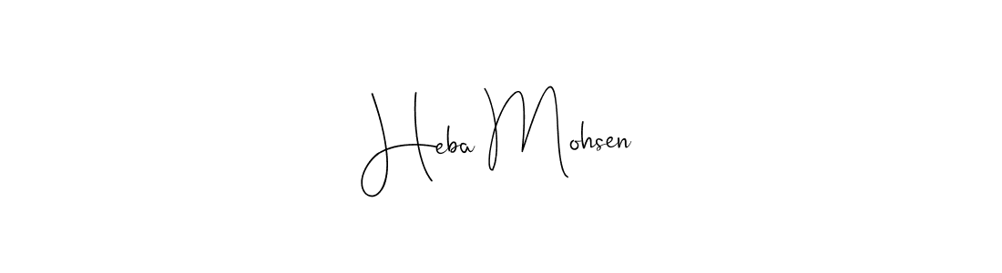 Make a beautiful signature design for name Heba Mohsen. Use this online signature maker to create a handwritten signature for free. Heba Mohsen signature style 4 images and pictures png
