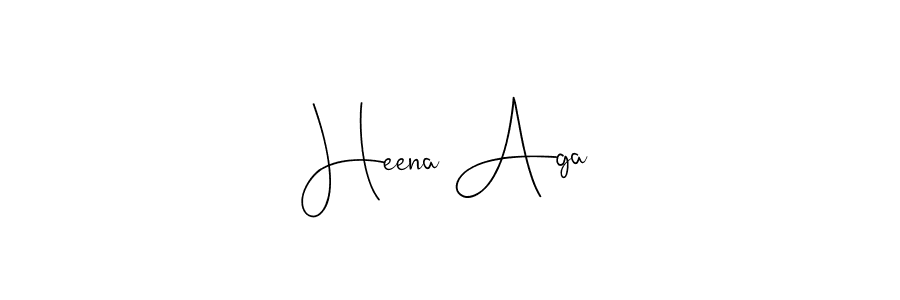 Make a short Heena Aga signature style. Manage your documents anywhere anytime using Andilay-7BmLP. Create and add eSignatures, submit forms, share and send files easily. Heena Aga signature style 4 images and pictures png