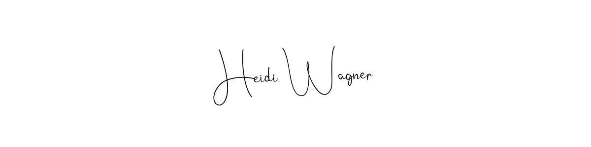 Make a beautiful signature design for name Heidi Wagner. Use this online signature maker to create a handwritten signature for free. Heidi Wagner signature style 4 images and pictures png