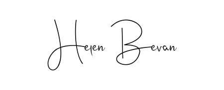 Design your own signature with our free online signature maker. With this signature software, you can create a handwritten (Andilay-7BmLP) signature for name Helen Bevan. Helen Bevan signature style 4 images and pictures png