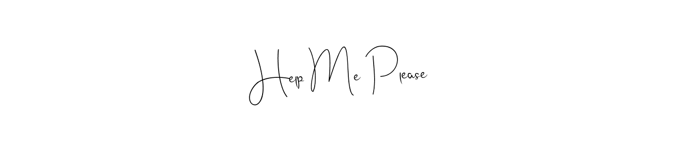 Use a signature maker to create a handwritten signature online. With this signature software, you can design (Andilay-7BmLP) your own signature for name Help Me Please. Help Me Please signature style 4 images and pictures png