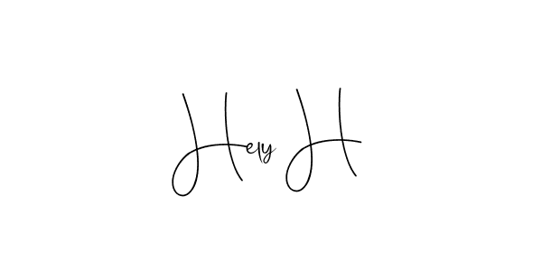 Make a beautiful signature design for name Hely H. Use this online signature maker to create a handwritten signature for free. Hely H signature style 4 images and pictures png