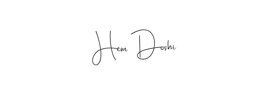 Best and Professional Signature Style for Hem Doshi. Andilay-7BmLP Best Signature Style Collection. Hem Doshi signature style 4 images and pictures png