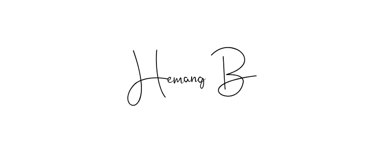 Best and Professional Signature Style for Hemang B. Andilay-7BmLP Best Signature Style Collection. Hemang B signature style 4 images and pictures png
