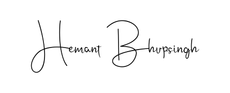 The Andilay-7BmLP lettering style adds unique flourish to name Hemant Bhupsingh. Stand out with a custom digital autograph made in seconds. Hemant Bhupsingh signature style 4 images and pictures png