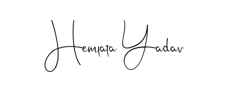 Similarly Andilay-7BmLP is the best handwritten signature design. Signature creator online. You can use it as an online autograph creator for name Hemlata Yadav. Hemlata Yadav signature style 4 images and pictures png