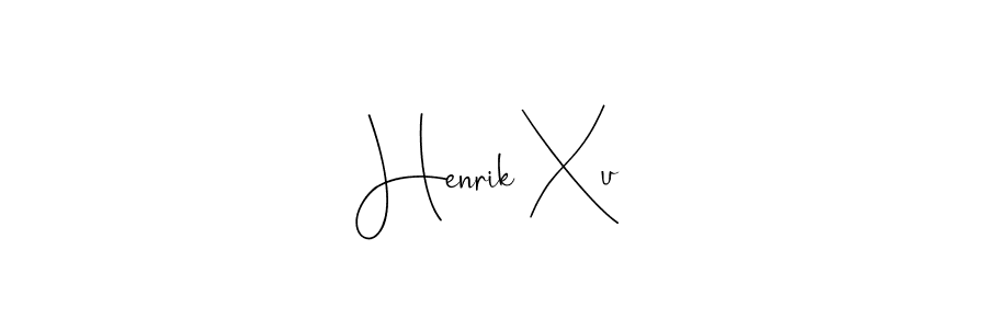 Best and Professional Signature Style for Henrik Xu. Andilay-7BmLP Best Signature Style Collection. Henrik Xu signature style 4 images and pictures png