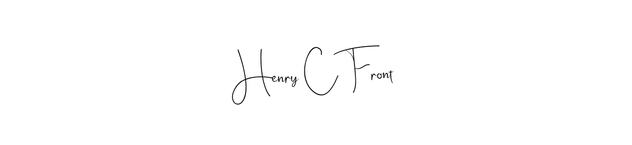 Use a signature maker to create a handwritten signature online. With this signature software, you can design (Andilay-7BmLP) your own signature for name Henry C Front. Henry C Front signature style 4 images and pictures png