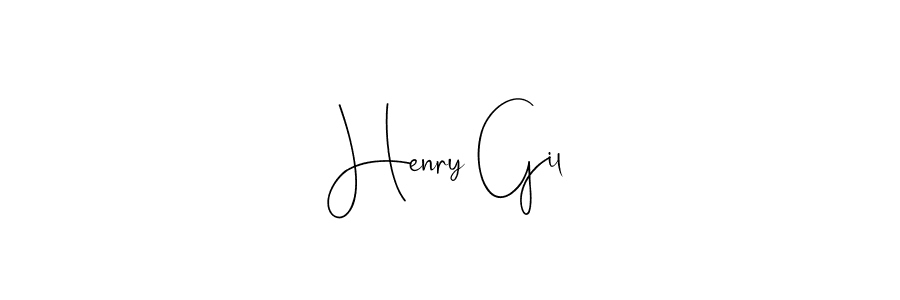 How to make Henry Gil signature? Andilay-7BmLP is a professional autograph style. Create handwritten signature for Henry Gil name. Henry Gil signature style 4 images and pictures png