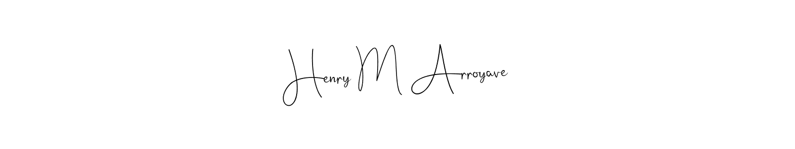 Similarly Andilay-7BmLP is the best handwritten signature design. Signature creator online .You can use it as an online autograph creator for name Henry M Arroyave. Henry M Arroyave signature style 4 images and pictures png