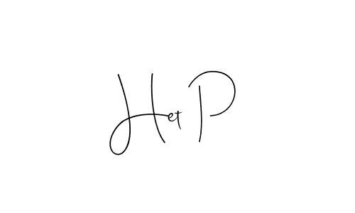 The best way (Andilay-7BmLP) to make a short signature is to pick only two or three words in your name. The name Het P include a total of six letters. For converting this name. Het P signature style 4 images and pictures png