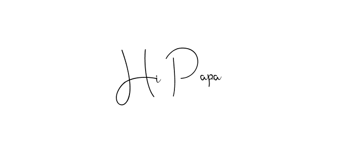 How to Draw Hi Papa signature style? Andilay-7BmLP is a latest design signature styles for name Hi Papa. Hi Papa signature style 4 images and pictures png