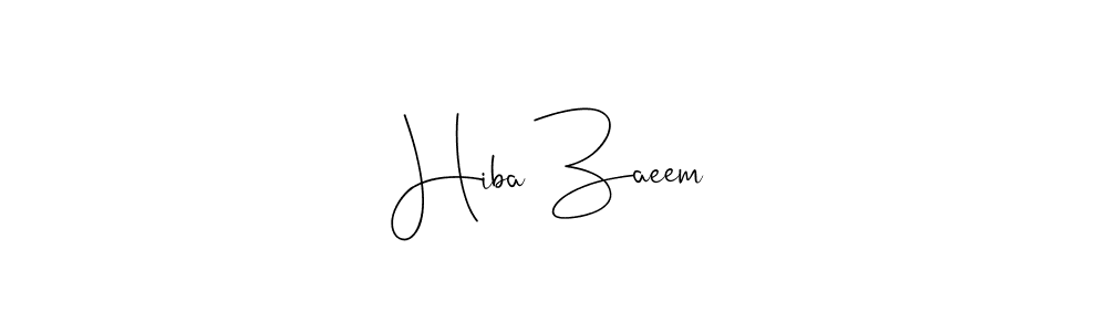 Hiba Zaeem stylish signature style. Best Handwritten Sign (Andilay-7BmLP) for my name. Handwritten Signature Collection Ideas for my name Hiba Zaeem. Hiba Zaeem signature style 4 images and pictures png