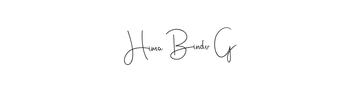 Make a short Hima Bindu G signature style. Manage your documents anywhere anytime using Andilay-7BmLP. Create and add eSignatures, submit forms, share and send files easily. Hima Bindu G signature style 4 images and pictures png