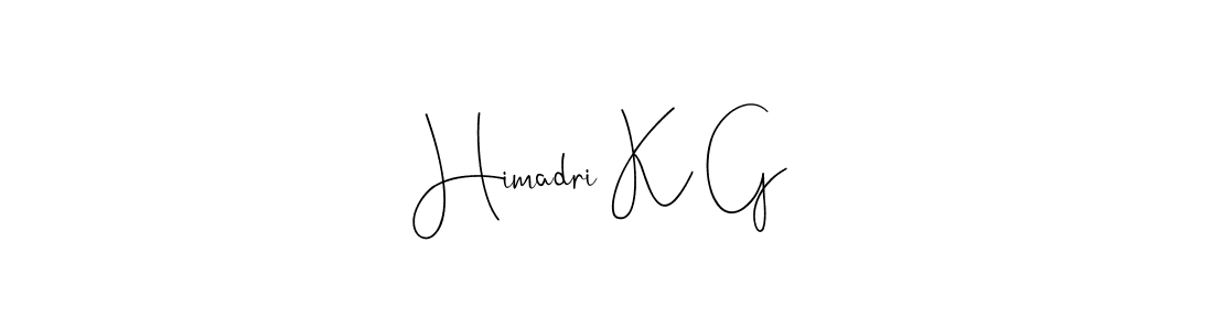 Similarly Andilay-7BmLP is the best handwritten signature design. Signature creator online .You can use it as an online autograph creator for name Himadri K G. Himadri K G signature style 4 images and pictures png