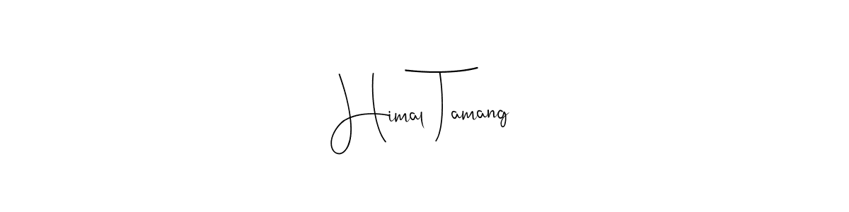 if you are searching for the best signature style for your name Himal Tamang. so please give up your signature search. here we have designed multiple signature styles  using Andilay-7BmLP. Himal Tamang signature style 4 images and pictures png