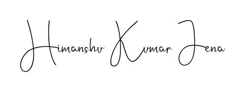 Similarly Andilay-7BmLP is the best handwritten signature design. Signature creator online. You can use it as an online autograph creator for name Himanshu Kumar Jena. Himanshu Kumar Jena signature style 4 images and pictures png