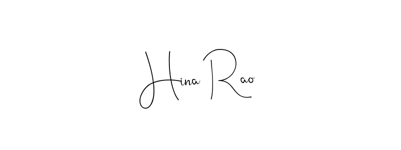 Here are the top 10 professional signature styles for the name Hina Rao. These are the best autograph styles you can use for your name. Hina Rao signature style 4 images and pictures png