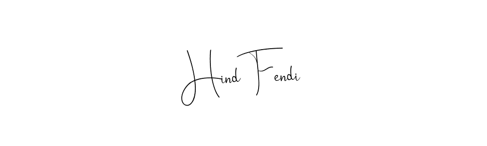 Make a beautiful signature design for name Hind Fendi. Use this online signature maker to create a handwritten signature for free. Hind Fendi signature style 4 images and pictures png