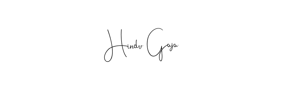 Use a signature maker to create a handwritten signature online. With this signature software, you can design (Andilay-7BmLP) your own signature for name Hindu Gaja. Hindu Gaja signature style 4 images and pictures png