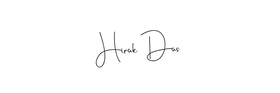 Make a beautiful signature design for name Hirak Das. With this signature (Andilay-7BmLP) style, you can create a handwritten signature for free. Hirak Das signature style 4 images and pictures png