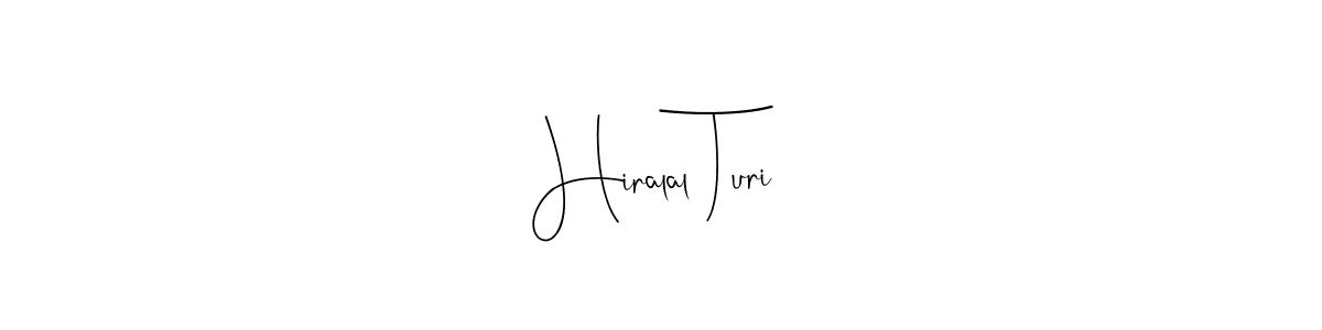 Use a signature maker to create a handwritten signature online. With this signature software, you can design (Andilay-7BmLP) your own signature for name Hiralal Turi. Hiralal Turi signature style 4 images and pictures png