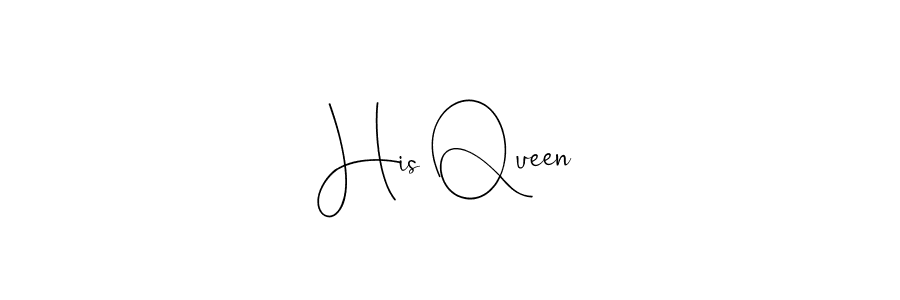 Make a beautiful signature design for name His Queen. Use this online signature maker to create a handwritten signature for free. His Queen signature style 4 images and pictures png