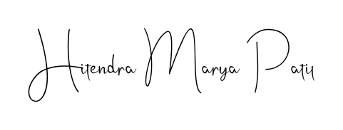 Here are the top professional signature styles for the name Hitendra Marya Patil. These are the best autograph styles you can use for your name. Hitendra Marya Patil signature style 4 images and pictures png