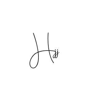 if you are searching for the best signature style for your name Hjj. so please give up your signature search. here we have designed multiple signature styles  using Andilay-7BmLP. Hjj signature style 4 images and pictures png