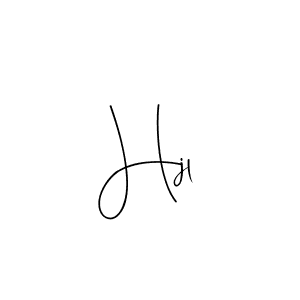 Hjl stylish signature style. Best Handwritten Sign (Andilay-7BmLP) for my name. Handwritten Signature Collection Ideas for my name Hjl. Hjl signature style 4 images and pictures png