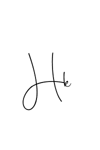 Design your own signature with our free online signature maker. With this signature software, you can create a handwritten (Andilay-7BmLP) signature for name Hk. Hk signature style 4 images and pictures png
