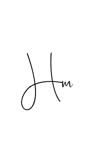 You should practise on your own different ways (Andilay-7BmLP) to write your name (Hm) in signature. don't let someone else do it for you. Hm signature style 4 images and pictures png