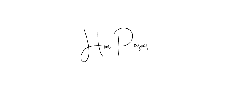 if you are searching for the best signature style for your name Hm Payel. so please give up your signature search. here we have designed multiple signature styles  using Andilay-7BmLP. Hm Payel signature style 4 images and pictures png
