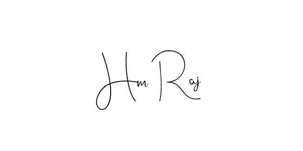 Also You can easily find your signature by using the search form. We will create Hm Raj name handwritten signature images for you free of cost using Andilay-7BmLP sign style. Hm Raj signature style 4 images and pictures png