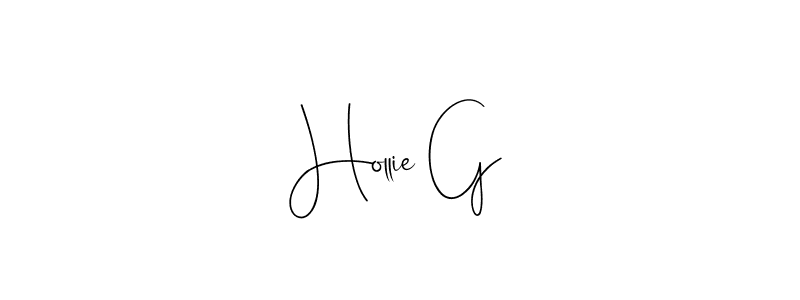 It looks lik you need a new signature style for name Hollie G. Design unique handwritten (Andilay-7BmLP) signature with our free signature maker in just a few clicks. Hollie G signature style 4 images and pictures png