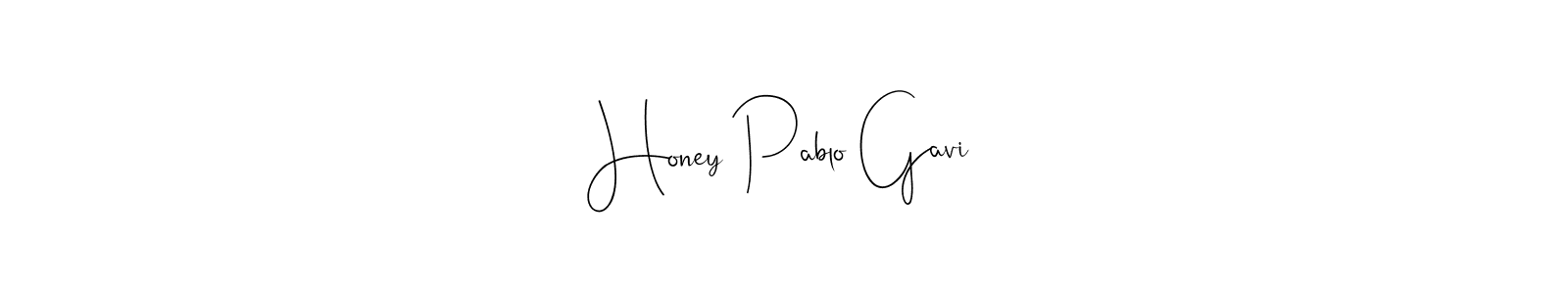 Design your own signature with our free online signature maker. With this signature software, you can create a handwritten (Andilay-7BmLP) signature for name Honey Pablo Gavi. Honey Pablo Gavi signature style 4 images and pictures png