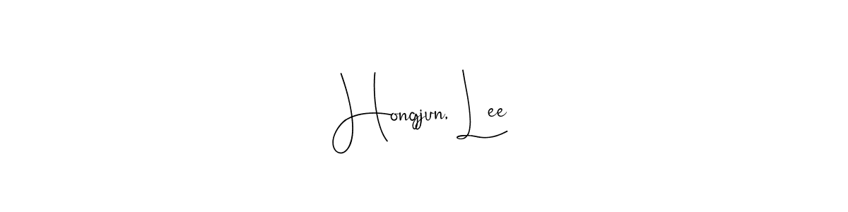 See photos of Hongjun, Lee official signature by Spectra . Check more albums & portfolios. Read reviews & check more about Andilay-7BmLP font. Hongjun, Lee signature style 4 images and pictures png