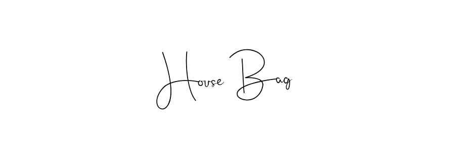 Create a beautiful signature design for name House Bag. With this signature (Andilay-7BmLP) fonts, you can make a handwritten signature for free. House Bag signature style 4 images and pictures png