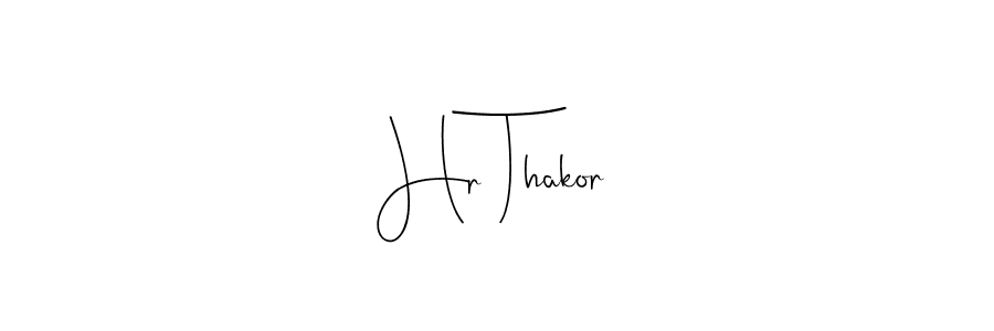 The best way (Andilay-7BmLP) to make a short signature is to pick only two or three words in your name. The name Hr Thakor include a total of six letters. For converting this name. Hr Thakor signature style 4 images and pictures png