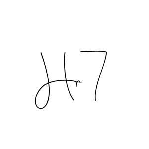 The best way (Andilay-7BmLP) to make a short signature is to pick only two or three words in your name. The name Hr7 include a total of six letters. For converting this name. Hr7 signature style 4 images and pictures png