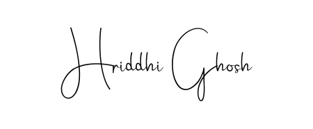 The Andilay-7BmLP font transforms the name Hriddhi Ghosh into an executive sign with sharp precision and distinguished character. Hriddhi Ghosh signature style 4 images and pictures png