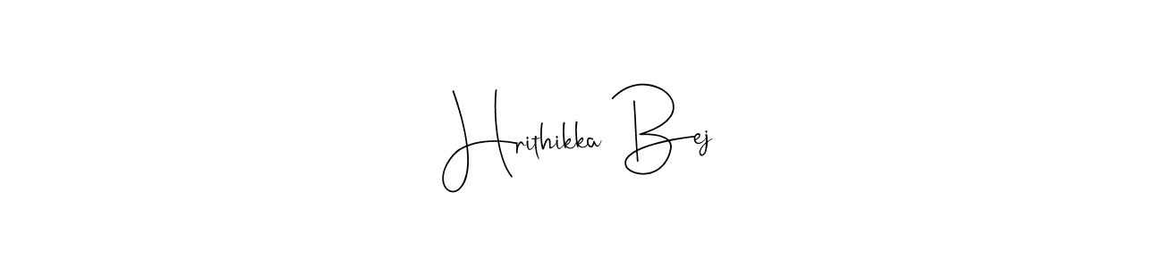 Similarly Andilay-7BmLP is the best handwritten signature design. Signature creator online .You can use it as an online autograph creator for name Hrithikka Bej. Hrithikka Bej signature style 4 images and pictures png