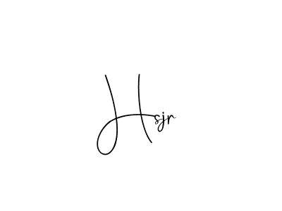 You should practise on your own different ways (Andilay-7BmLP) to write your name (Hsjr) in signature. don't let someone else do it for you. Hsjr signature style 4 images and pictures png