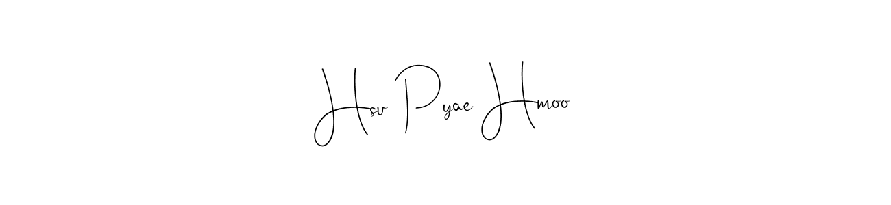 Make a beautiful signature design for name Hsu Pyae Hmoo. With this signature (Andilay-7BmLP) style, you can create a handwritten signature for free. Hsu Pyae Hmoo signature style 4 images and pictures png